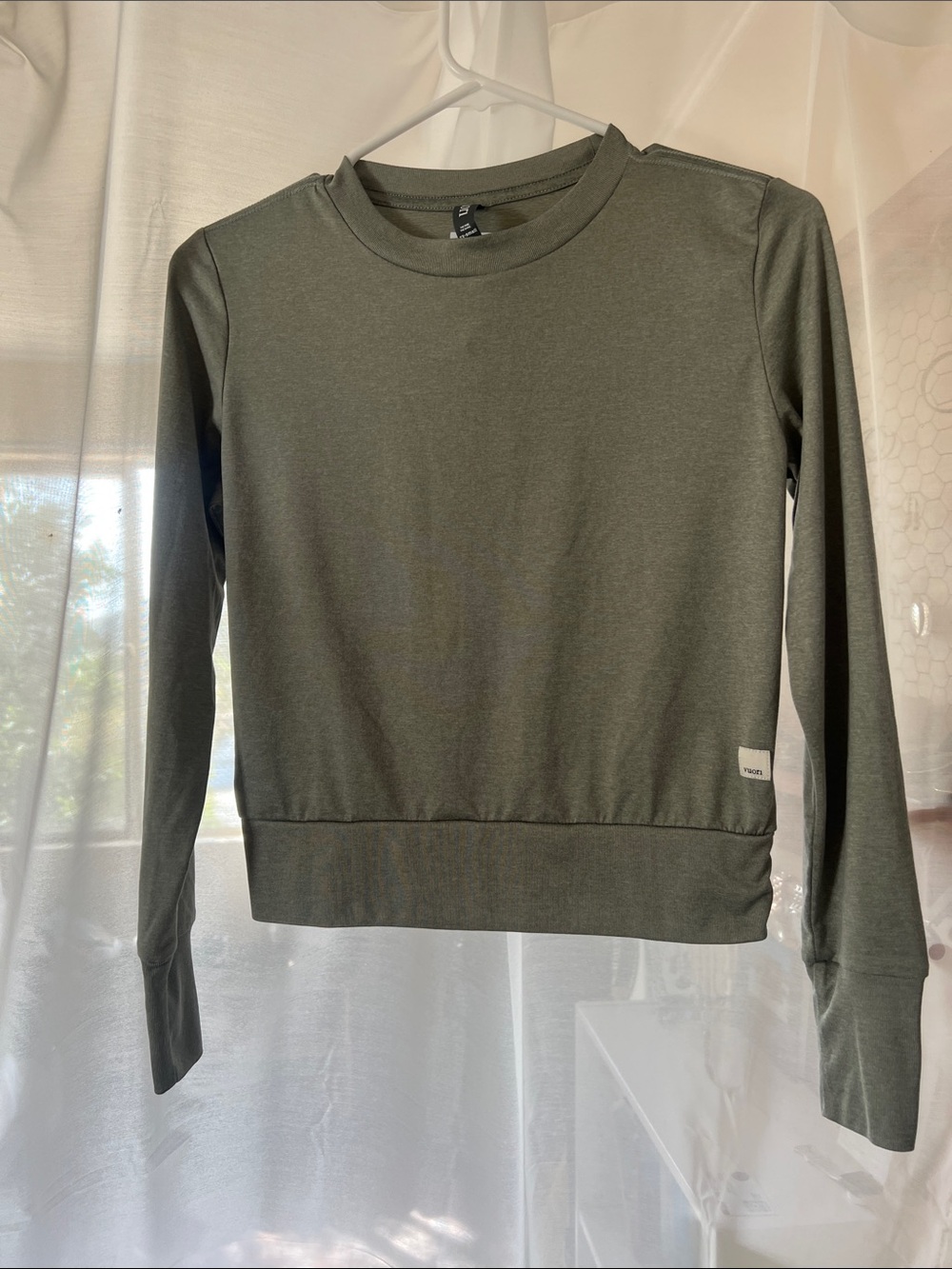Vuori Daydream Crew Marsh Heathered size XX-Small - Picture 2 of 5